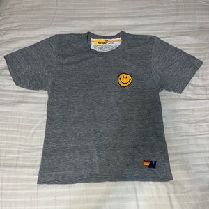 aviator nation smiley boyfriend tee